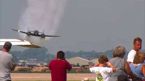 Beech 18 Aerobatic Routine MCU Vídeo Stock 67832339