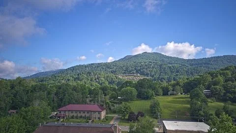 Beech Mountain View from Banner Elk Foto stock