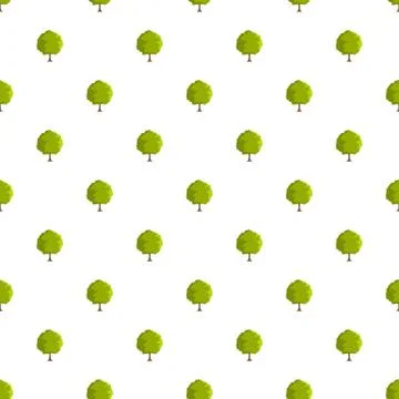 Beech tree pattern seamless Stock Illustration