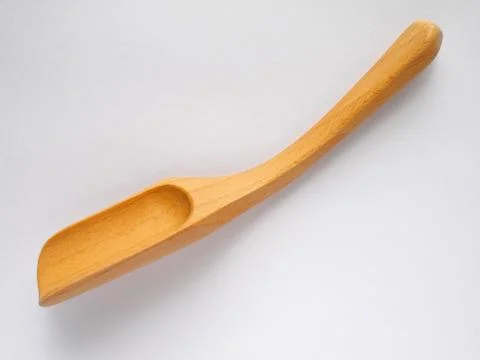 Beech wood spoon Stockfoto's
