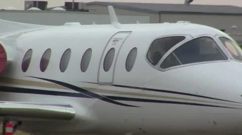 Beechcraft Beechjet On The Ramp 動画素材 13226583