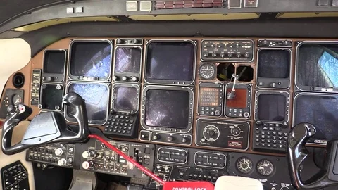 Beechcraft Starship Cockpit Controls 스톡 동영상 75976749