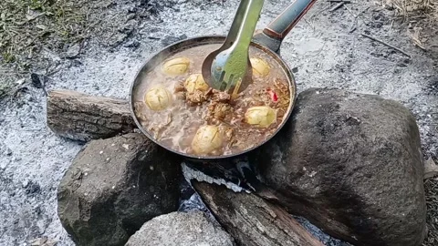 Beef and egg rendang spices Stock Footage 279659940