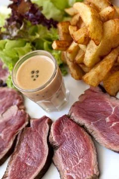 Beef and potatoes Stock Photos