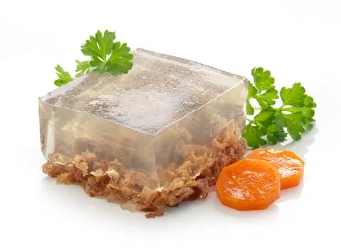 Beef aspic Stock Photos