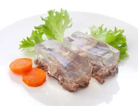 Beef aspic Stock Photos