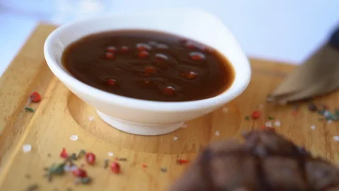Beef BBQ Stock Footage 128442026