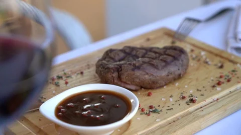 Beef BBQ Stock Footage 128442103