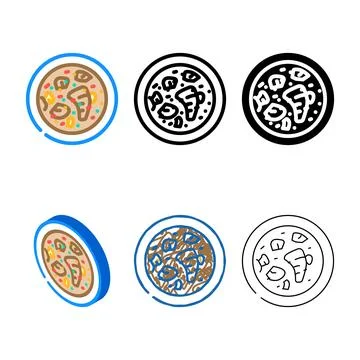 Beef bourguignon french cuisine forms color icon vector Stock-Illustration
