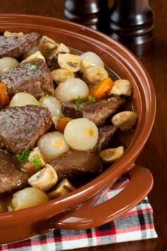 Beef bourguignon Stock Photos
