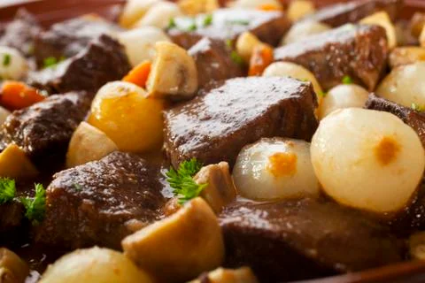 Beef bourguignon Stock Photos