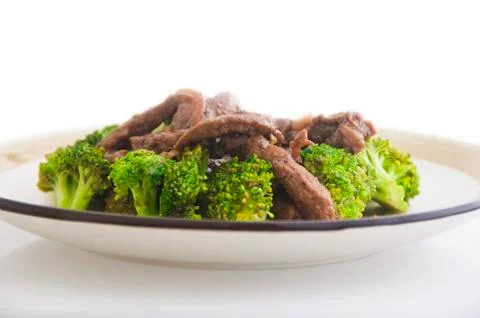 Beef broccoli Foto stock