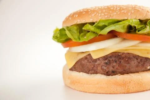 Beef burger Stock Photos