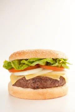 Beef burger Stock Photos