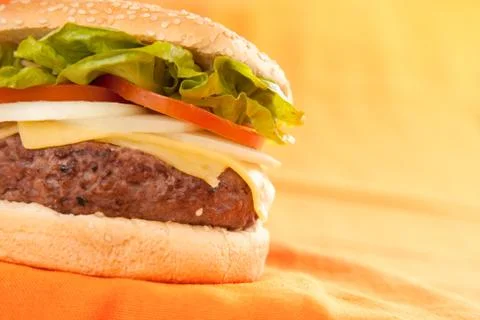 Beef burger Stock Photos