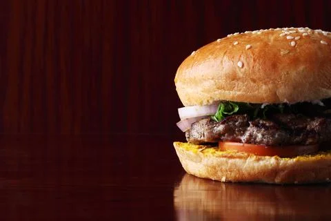 Beef Burger Stock Photos