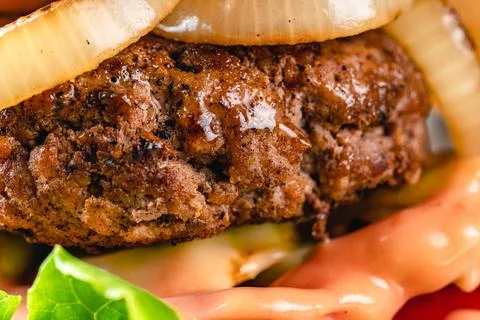 Beef Burger Stock Photos