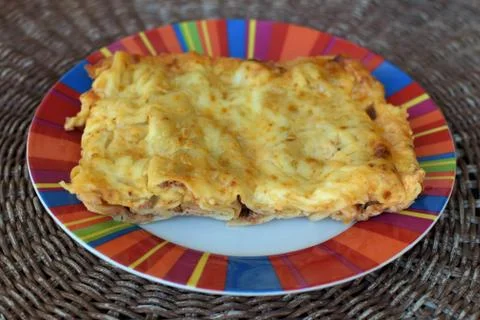 Beef cannelloni Stock Photos