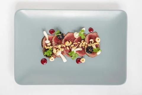 Beef carpaccio Stock Photos