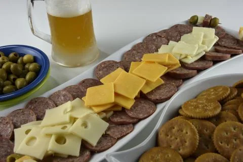 Beef Cheese and Microbrew 写真素材