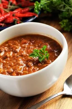 Beef chili Foto stock