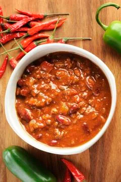 Beef chili Foto stock