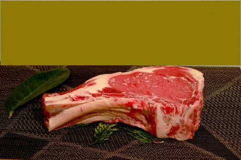 Beef chop ready to eat Stock Photos