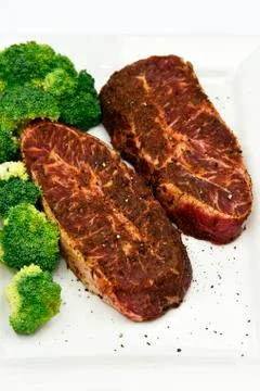 Beef Flat Iron Steak Foto stock
