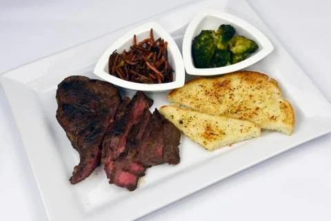 Beef Flat Iron Steak Stock Photos