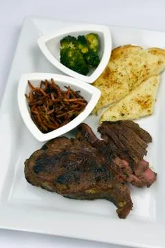 Beef Flat Iron Steak Stock Photos