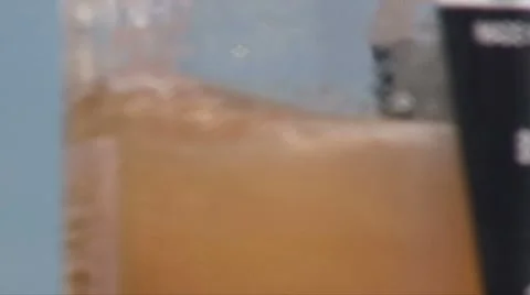 Beef foam Stock Footage 7138375