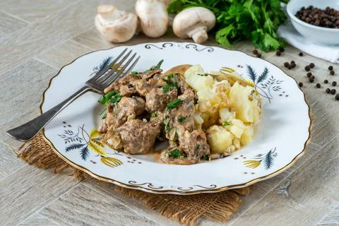 Beef goulash Foto stock