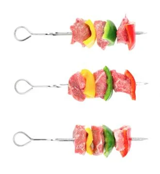 Beef kebab Stock Photos