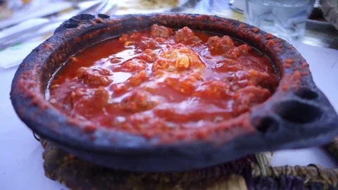 Beef Kefta Tajine, Morocco Stock Footage 83222085