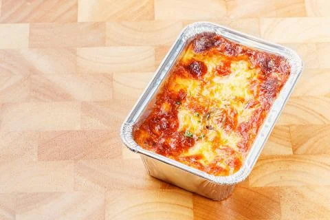 Beef lasagna Stock Photos