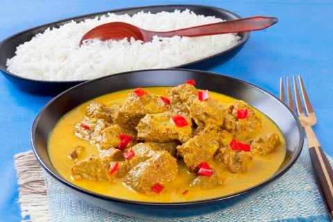 Beef madras curry Stock Photos