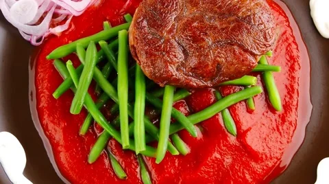 Beef meat portion Vídeos de archivo 57634766