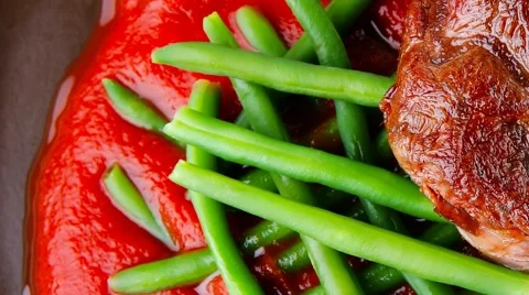 Beef meat portion Vídeos de archivo 57742864