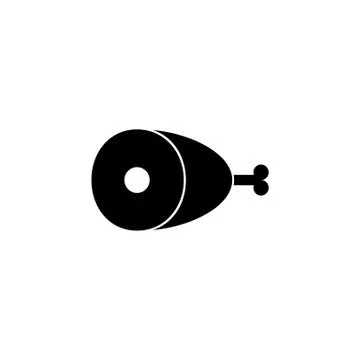 Beef Meat solid icon, food drink elements Stock Illustration