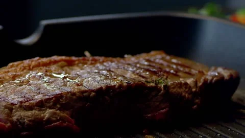 Beef meat steak Stock Footage 149128605