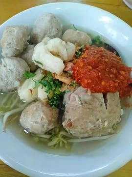 Beef meatball Foto stock