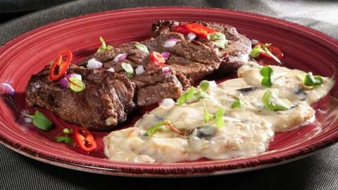 Beef medallions. Stock Photos