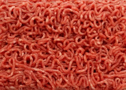 Beef minced meat as background Stock Photos