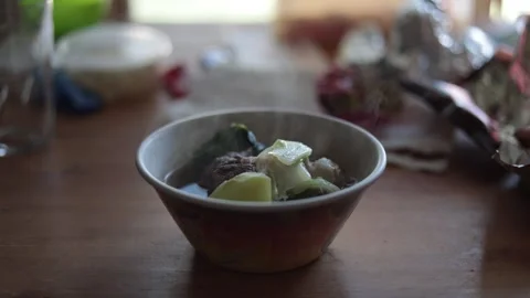 Beef Nilaga Stock Footage 321623416