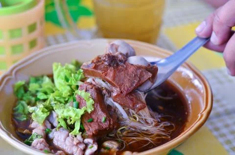 Beef Noodle Stock Photos