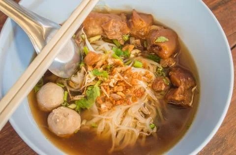 Beef noodle Stock Photos