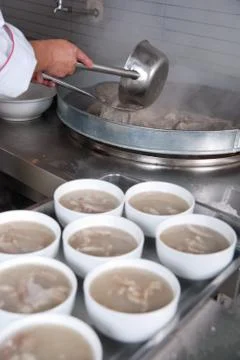 Beef noodles Stock Photos