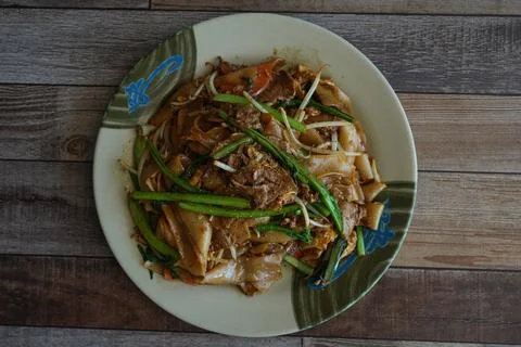 Beef pad see ew Stock Photos