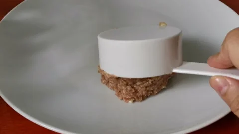 Beef Patties on a Scooper Stock Footage 231119379