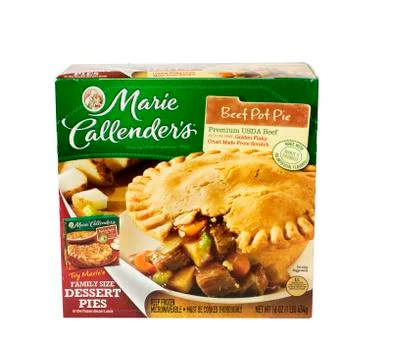 Beef Pot Pie 库存照片